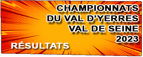 Résultats Championnats du Val d’Yerres – Val de Seine 2023
