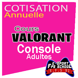 Cotisation annuelle Valorant Console