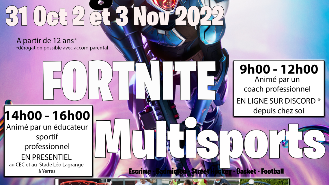 Stage Fortnite / Multi-sports Toussaint 2022