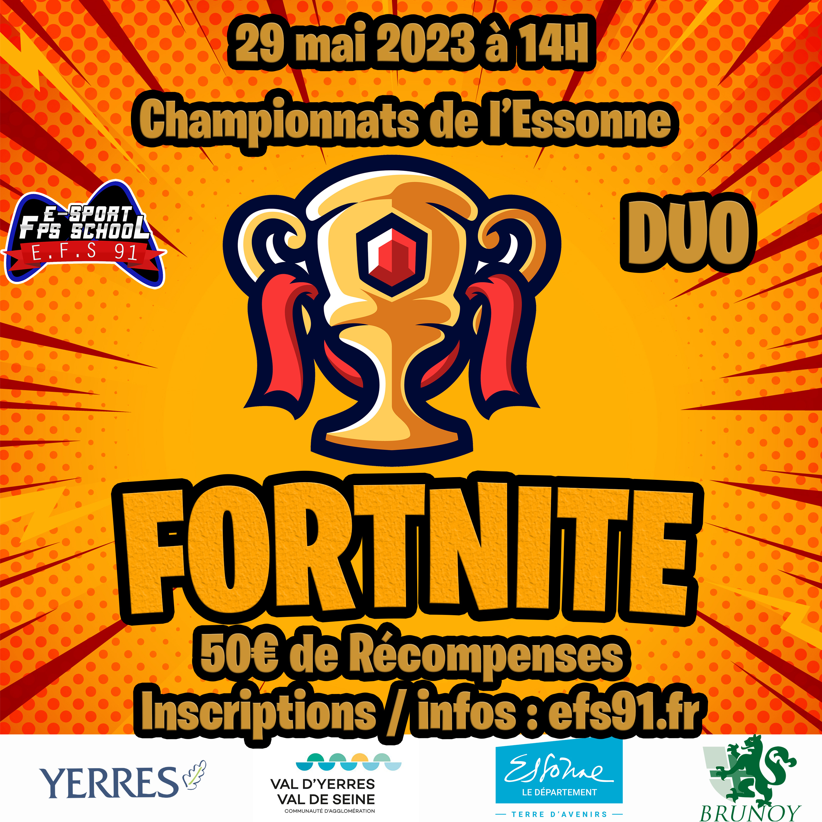 Championnats de l’Essonne 2023 Fortnite DUO